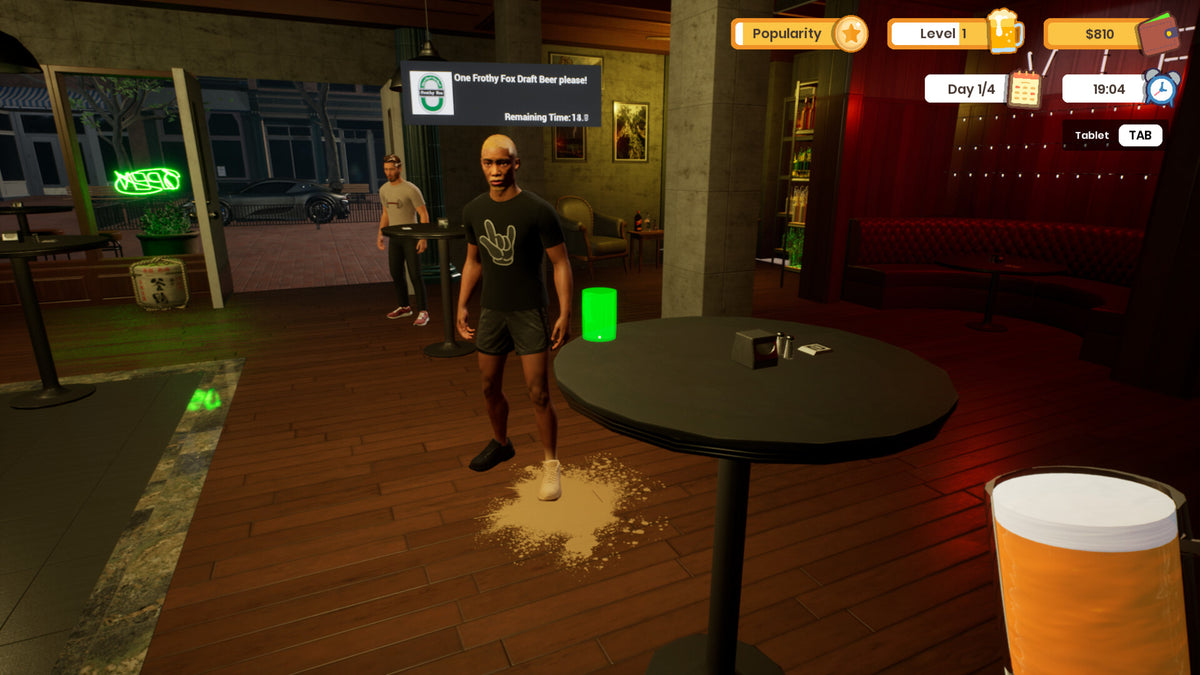 The Pub Life Simulator PC Steam CD Key  REGION FREE  [Email/Instant Delivery]