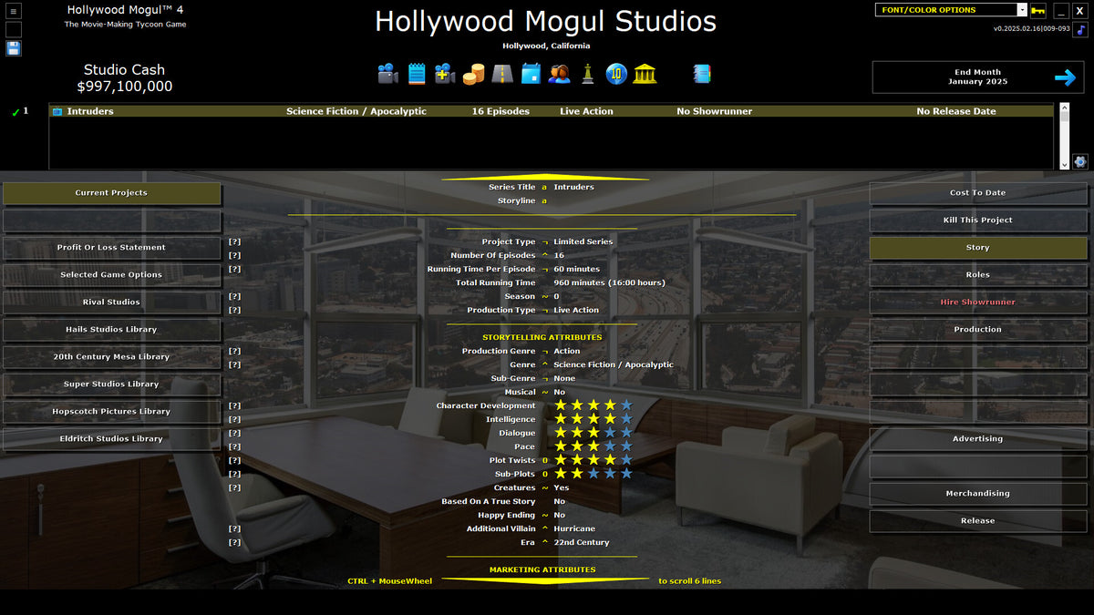Hollywood Mogul 4 PC Steam CD Key  REGION FREE My Indie Game Company LLC - [Email/Instant Delivery]