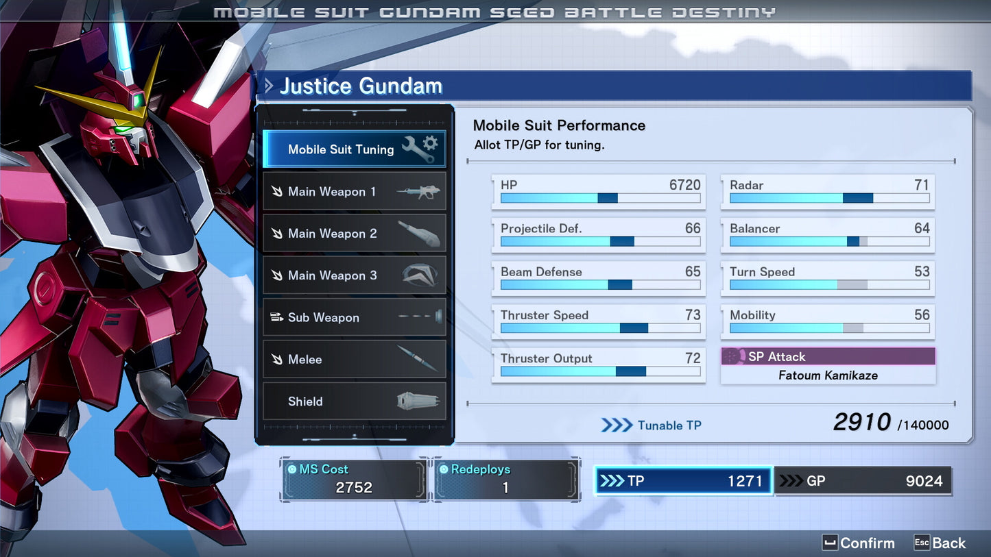 MOBILE SUIT GUNDAM SEED BATTLE DESTINY REMASTERED PC Steam Altergift  REST OF THE WORLD Bandai Namco Entertainment Inc. - [Email/Instant Delivery]