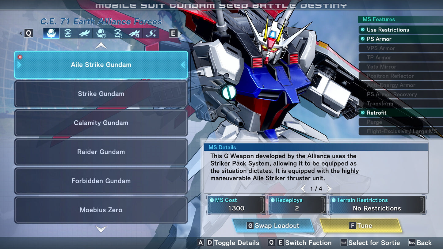 MOBILE SUIT GUNDAM SEED BATTLE DESTINY REMASTERED PC Steam CD Key  REST OF THE WORLD Bandai Namco Entertainment Inc. - [Email/Instant Delivery]