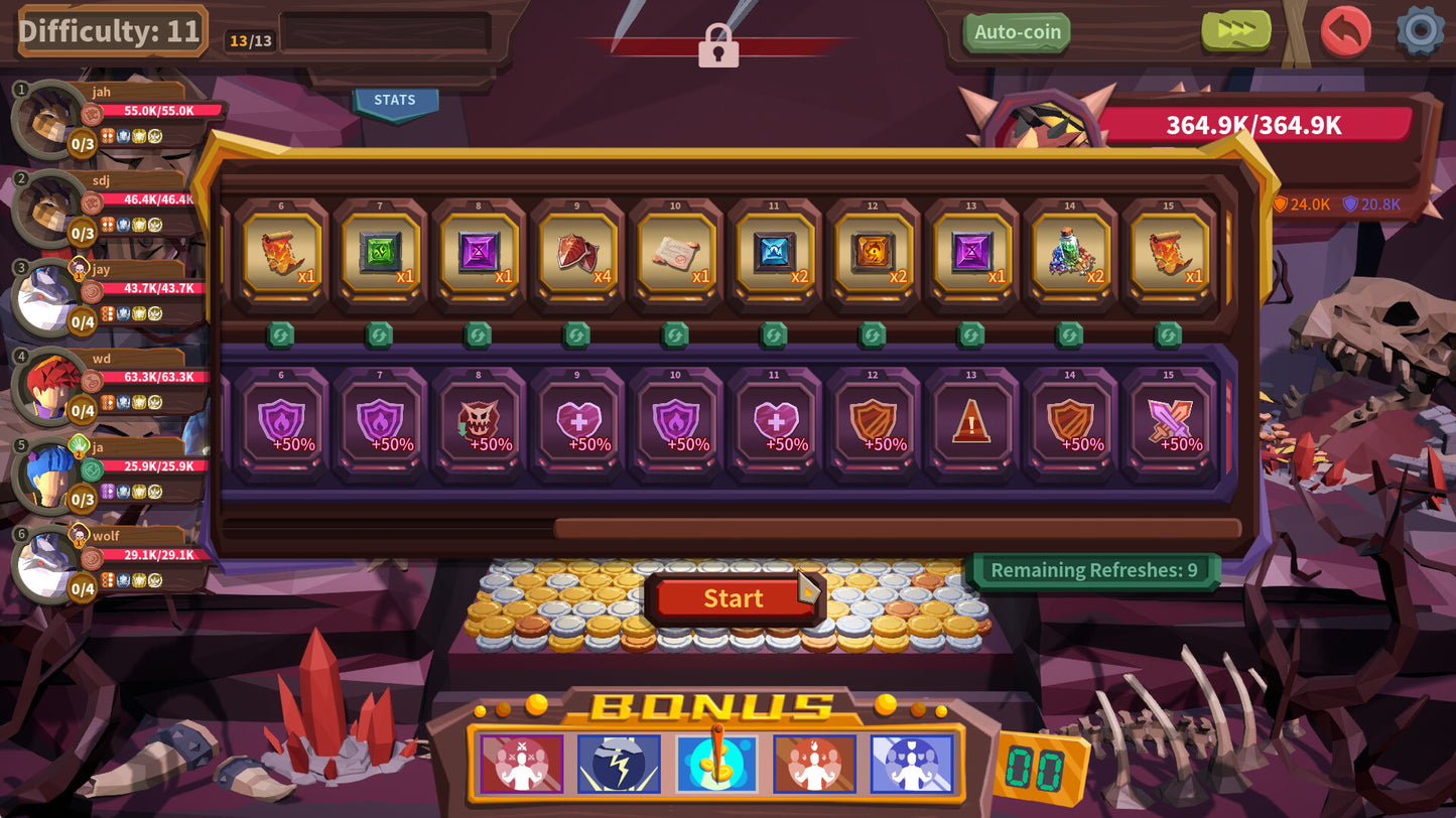 Coin Push RPG PC Steam CD Key  REGION FREE Wise Games - [Email/Instant Delivery]