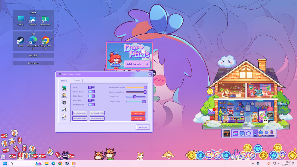Desk Paws PC Steam CD Key  REGION FREE  [Email/Instant Delivery]