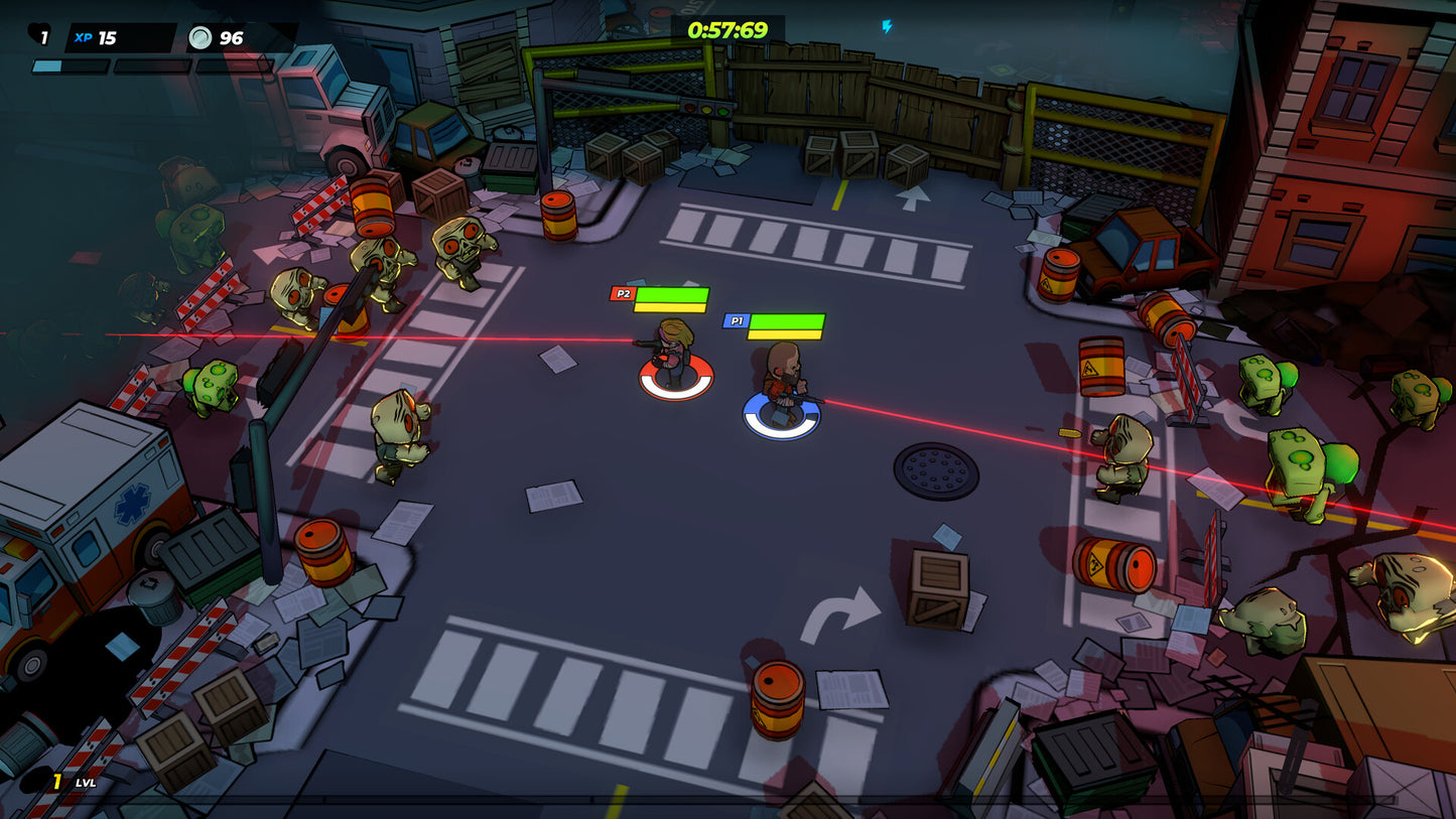 Bullets & Brains PC Steam CD Key  REGION FREE No Gravity Games - [Email/Instant Delivery]