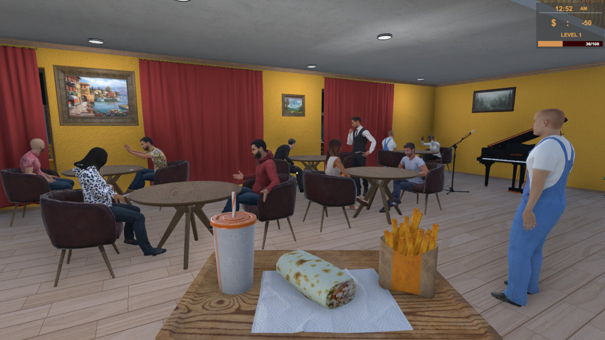 Pizza Shop Simulator PC Steam CD Key  REGION FREE Y4KUT Games & Playnova - [Email/Instant Delivery]