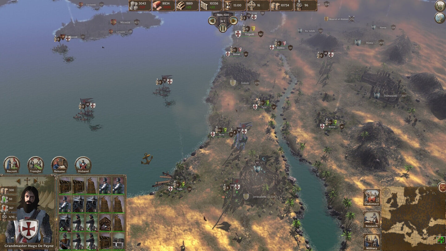 Knights of the Crusades (PC) - Steam Key - GLOBAL   - indie.io [Email/Instant Delivery]