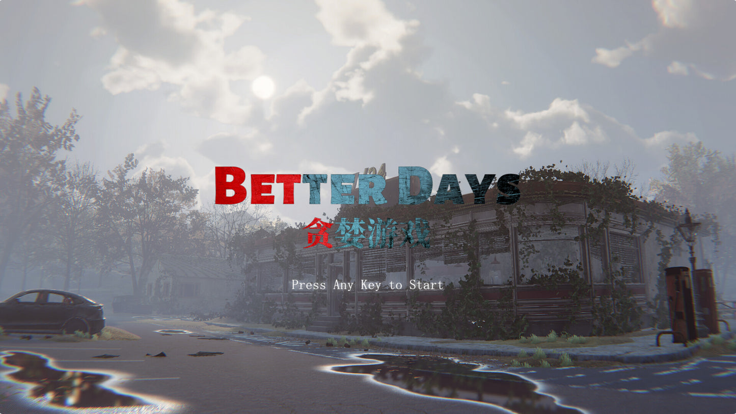 Better Days PC Steam CD Key  REGION FREE  [Email/Instant Delivery]