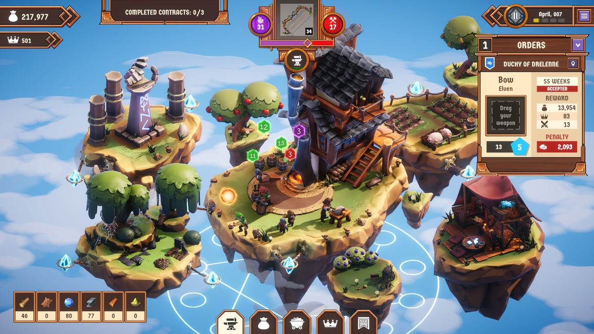 Magic Forge Tycoon PC Steam CD Key  REGION FREE Clever Trickster Productions - [Email/Instant Delivery]