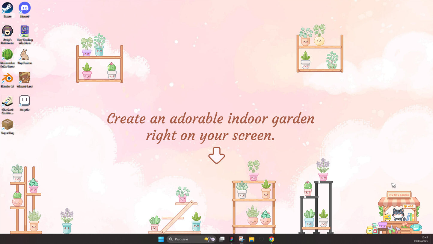 My Tiny Garden PC Steam CD Key  REGION FREE Frozen Logic Studios - [Email/Instant Delivery]
