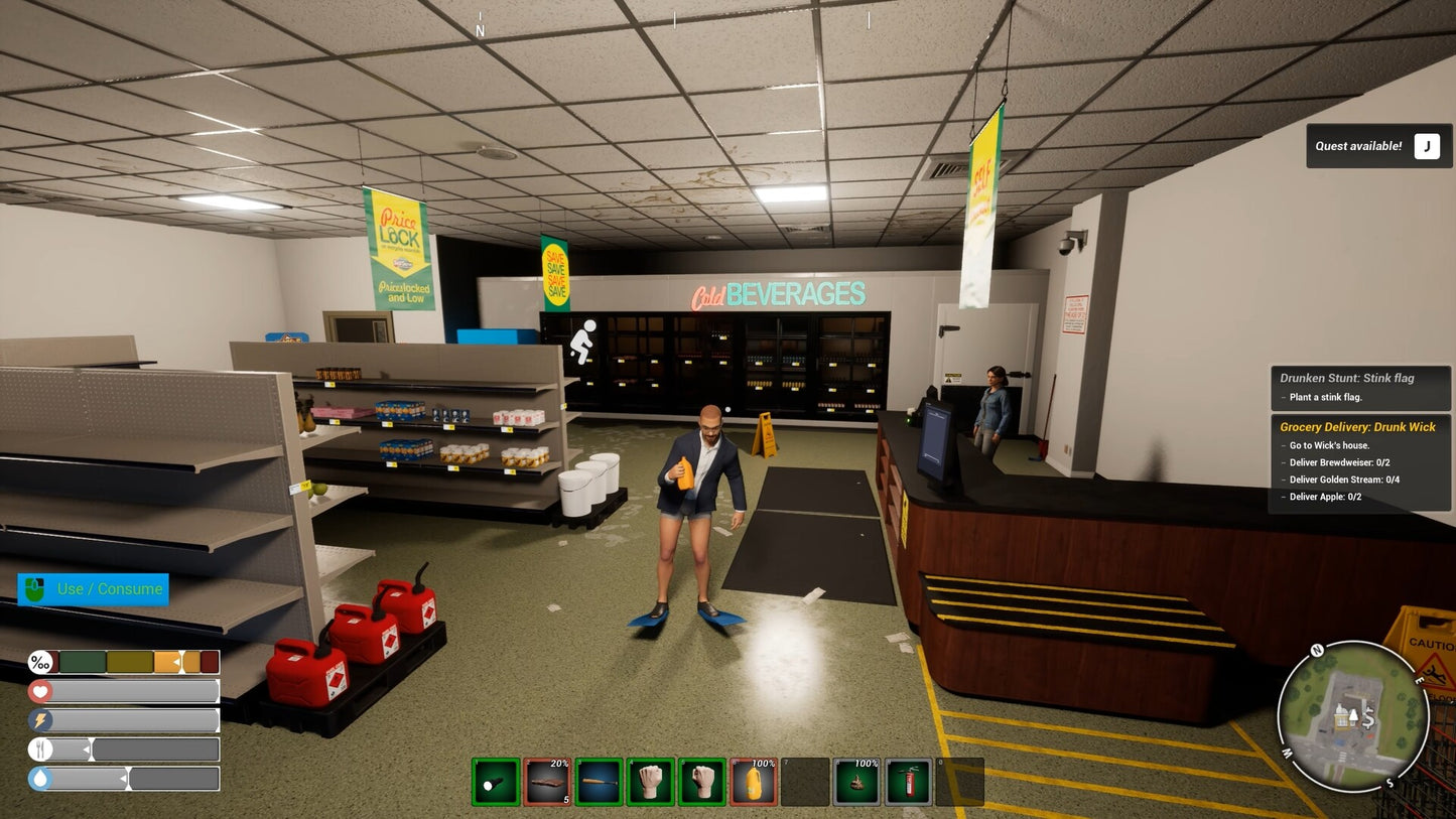 Drunkard Simulator PC Steam Account  REGION FREE PostHuman Interactive - [Email/Instant Delivery]