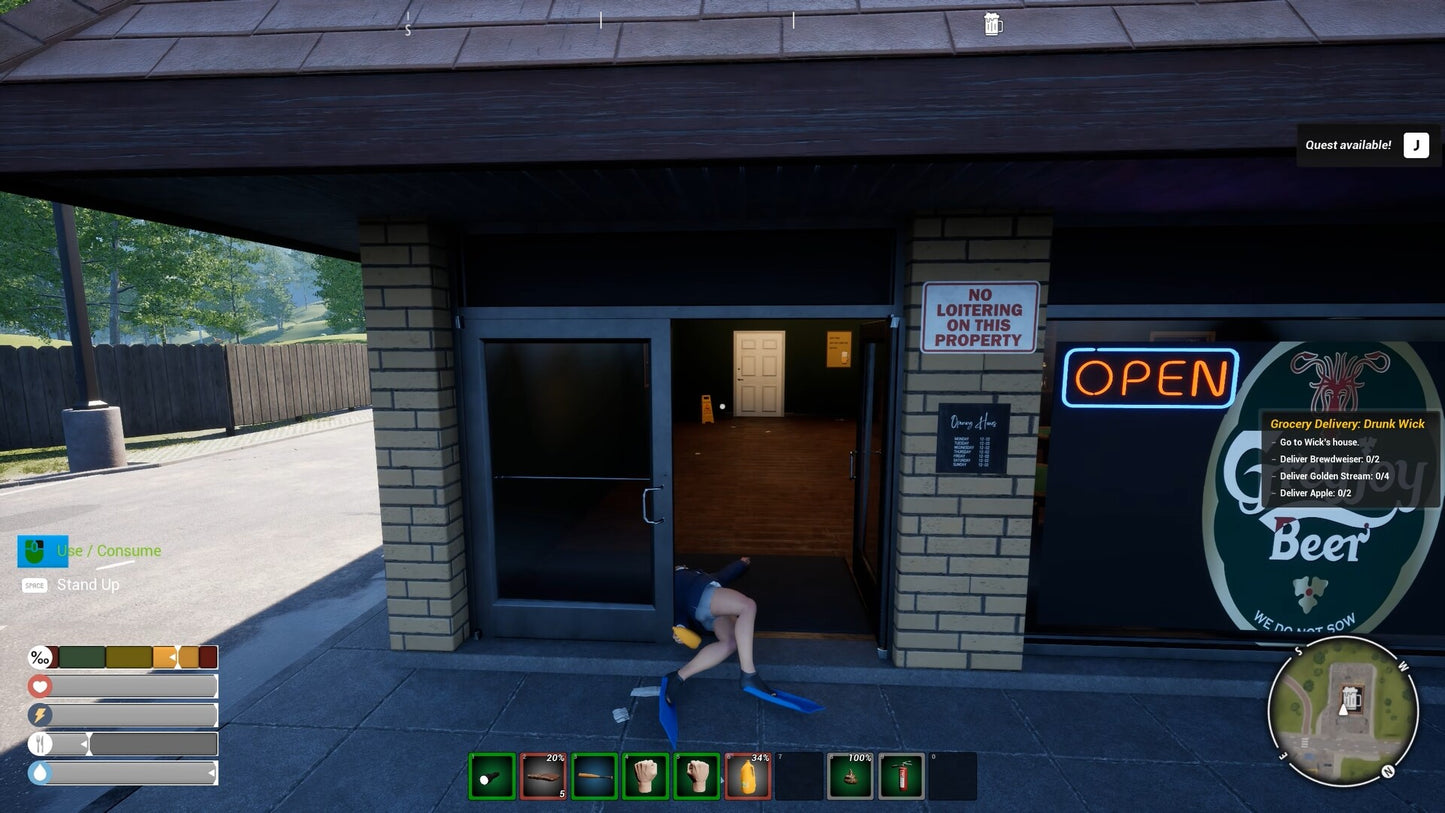 Drunkard Simulator PC Steam Account  REGION FREE PostHuman Interactive - [Email/Instant Delivery]
