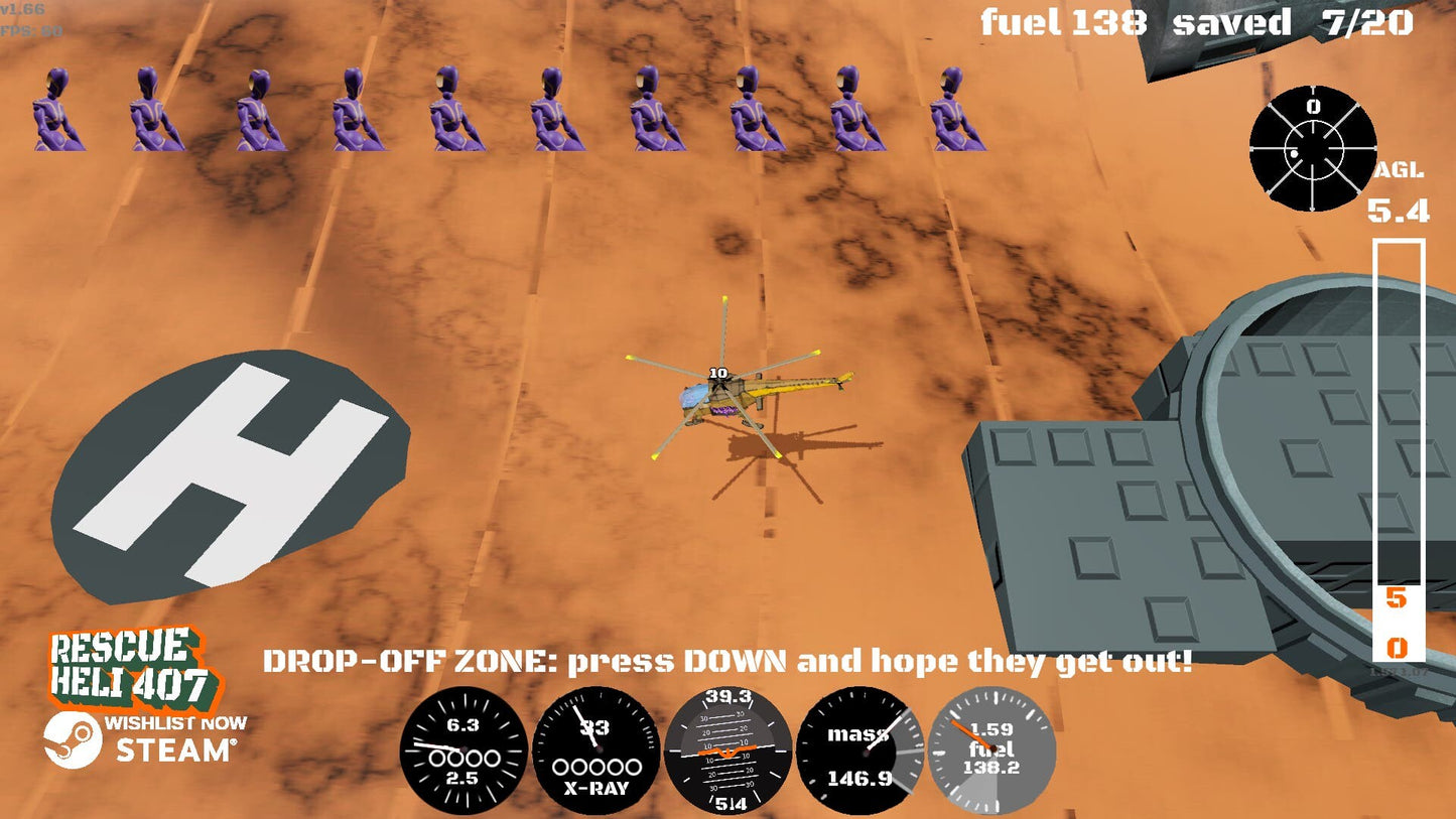 Rescue Heli RH407 PC Steam CD Key  REGION FREE G-REX games - [Email/Instant Delivery]