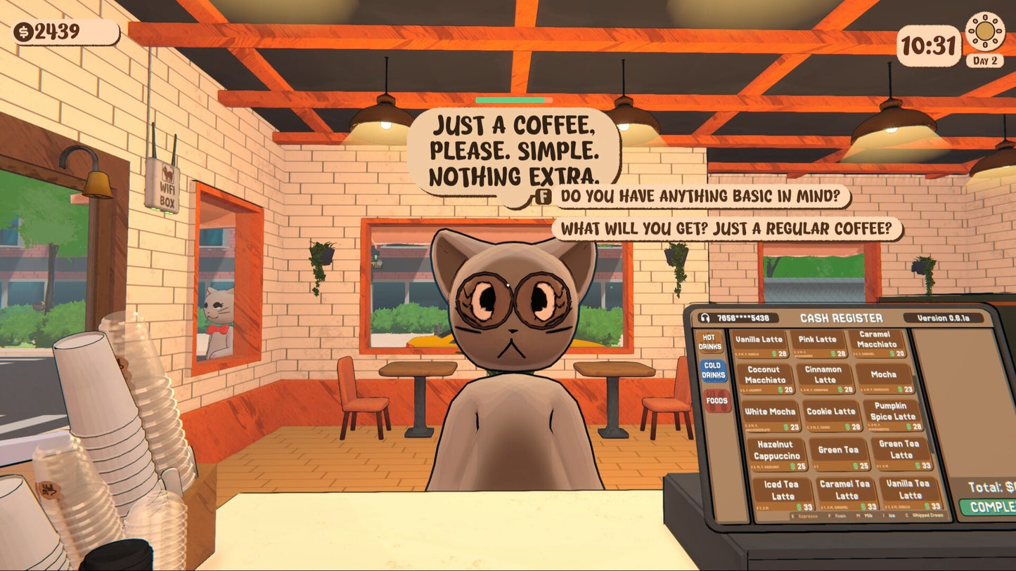Coffie Simulator PC Steam CD Key  REGION FREE PlayWay S.A. - [Email/Instant Delivery]