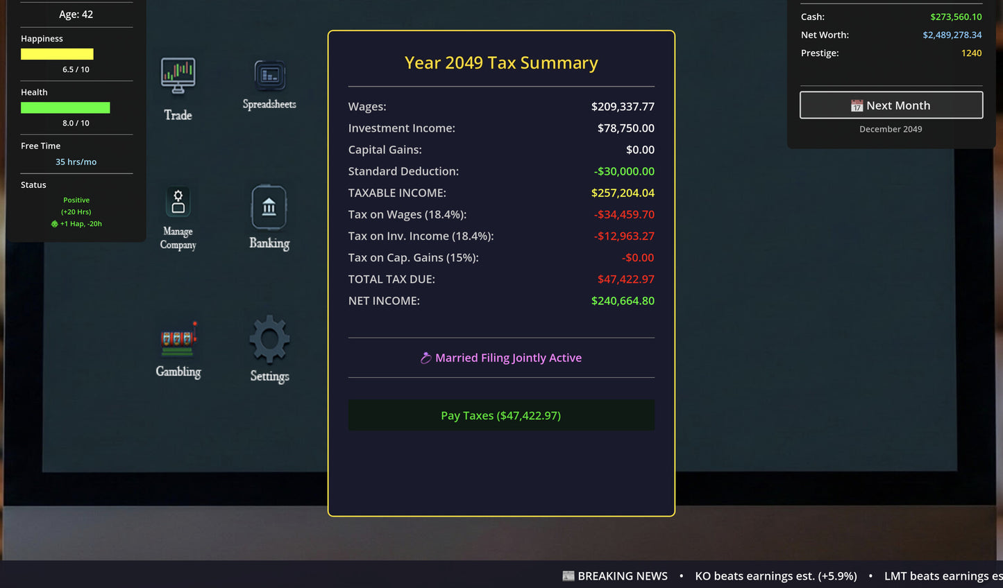 SELF MADE: Investment Life Sim PC Steam CD Key  REGION FREE Billmeade Gaming - [Email/Instant Delivery]