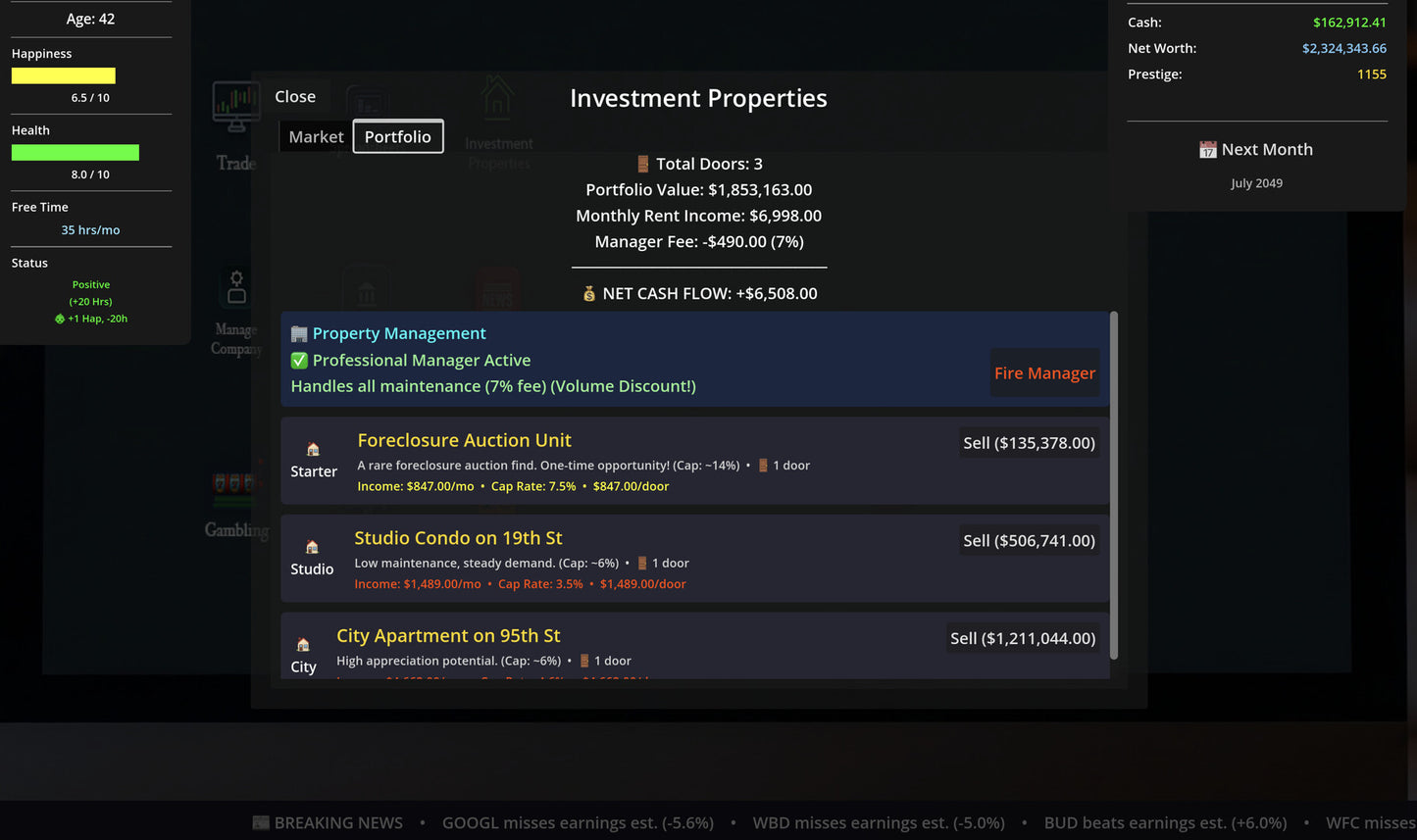 SELF MADE: Investment Life Sim PC Steam CD Key  REGION FREE Billmeade Gaming - [Email/Instant Delivery]