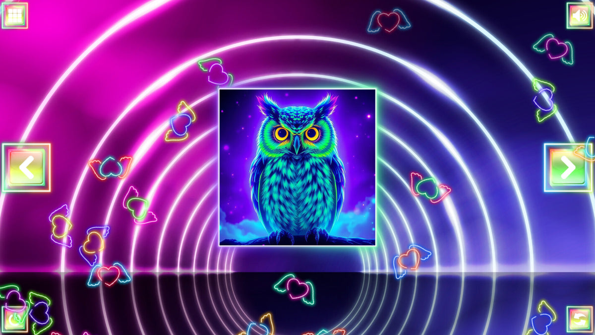 Neon Fantasy: Owls PC Steam CD Key  REGION FREE Quantum Quiver Games - [Email/Instant Delivery]