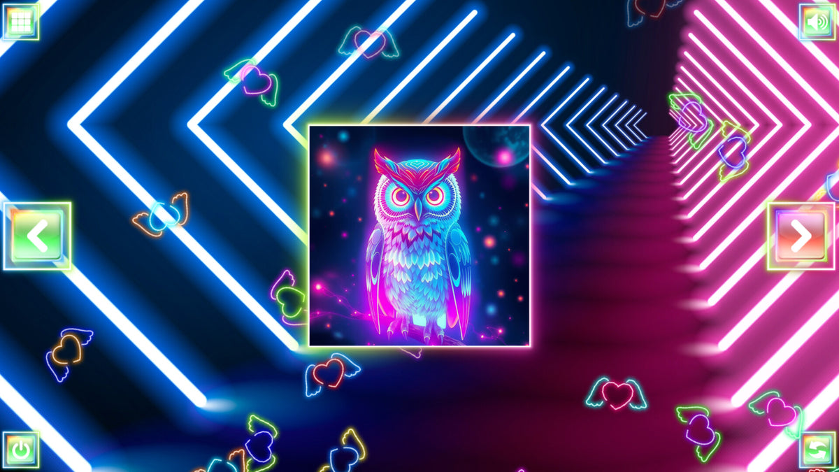 Neon Fantasy: Owls PC Steam CD Key  REGION FREE Quantum Quiver Games - [Email/Instant Delivery]