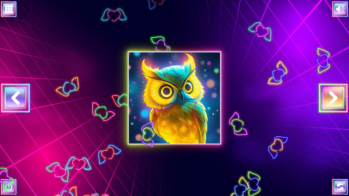 Neon Fantasy: Owls PC Steam CD Key  REGION FREE Quantum Quiver Games - [Email/Instant Delivery]