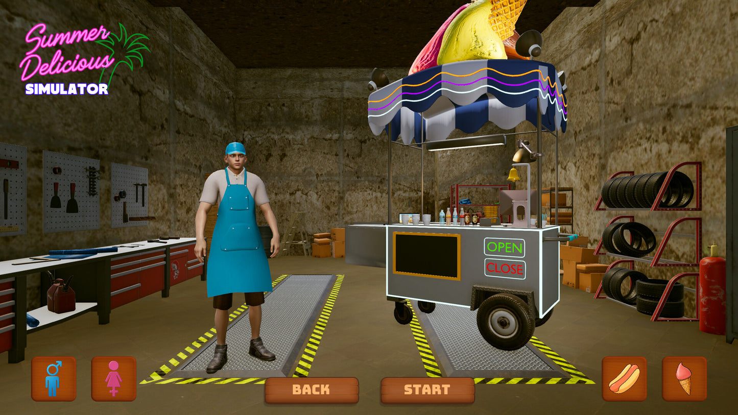 Summer Delicious Simulator PC Steam CD Key  REGION FREE BitRaiders Games - [Email/Instant Delivery]