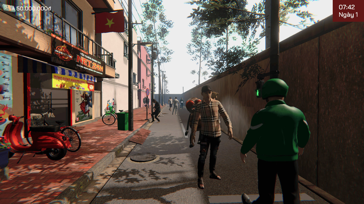 Net 24h: Vietnamese Internet Cafe Chaos PC Steam CD Key  REGION FREE Ohani Studio - [Email/Instant Delivery]