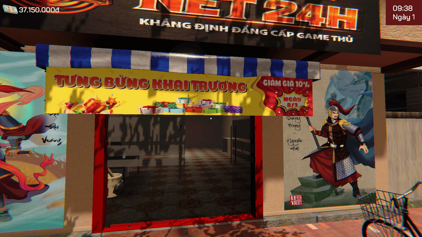 Net 24h: Vietnamese Internet Cafe Chaos PC Steam CD Key  REGION FREE Ohani Studio - [Email/Instant Delivery]