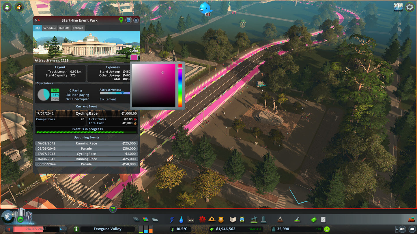 Cities: Skylines - Race Day DLC PC Steam CD Key  REGION FREE Paradox Interactive - [Email/Instant Delivery]