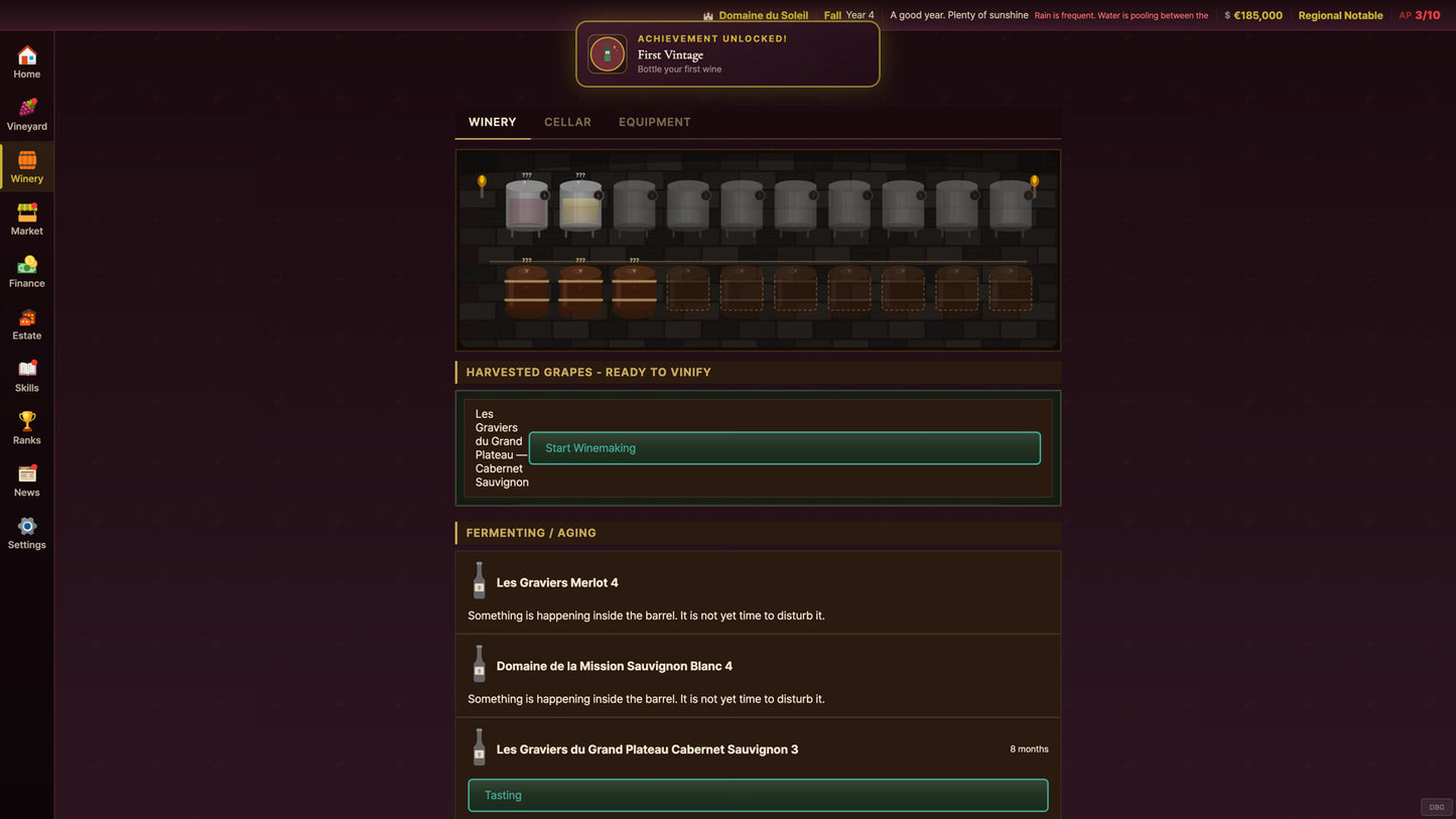 Grand Cru: The Wine Maker PC Steam CD Key  REGION FREE hAi Corp - [Email/Instant Delivery]