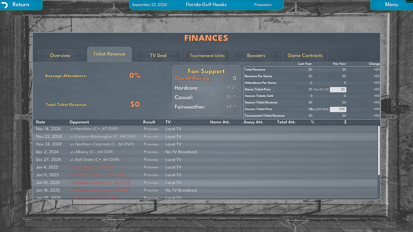 College Basketball Manager PC Steam CD Key  REGION FREE Lunacien - [Email/Instant Delivery]