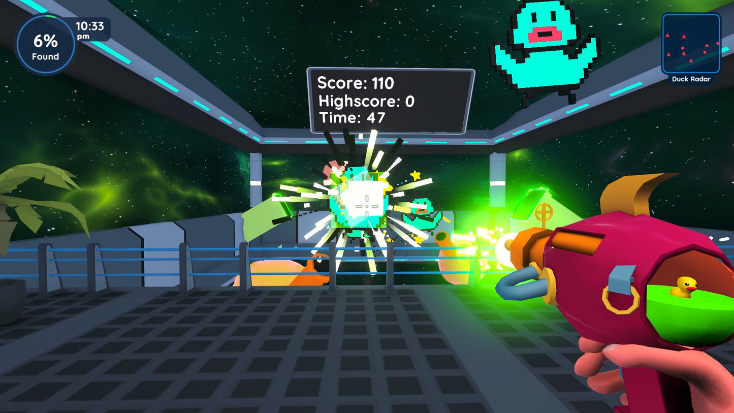 Find 100 Ducks and Blast Them...IN SPACE!!! PC Steam CD Key  REGION FREE Welcome Back Games - [Email/Instant Delivery]