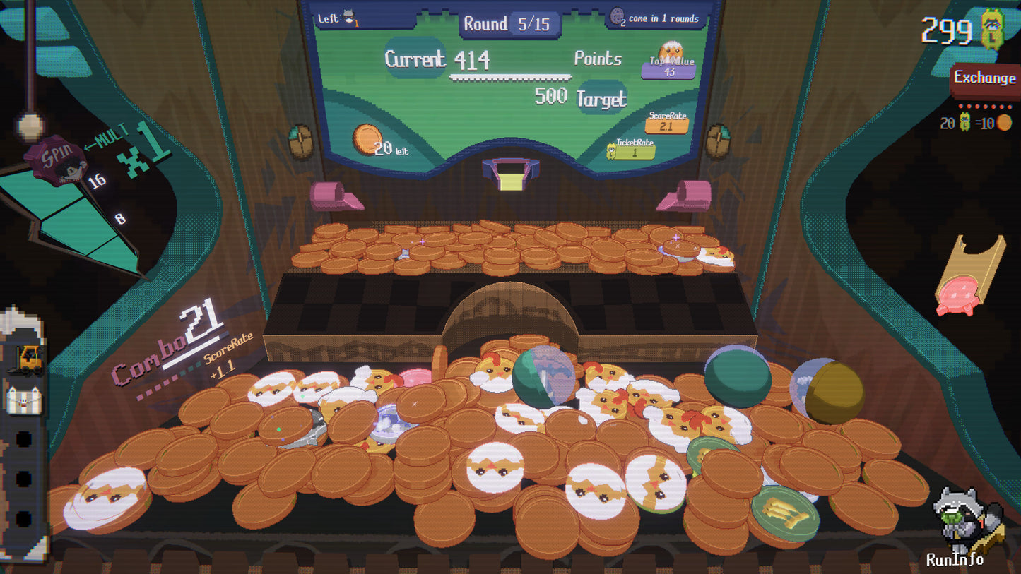 RACCOIN: Coin Pusher Roguelike PC Steam Altergift  REGION FREE Playstack - [Email/Instant Delivery]