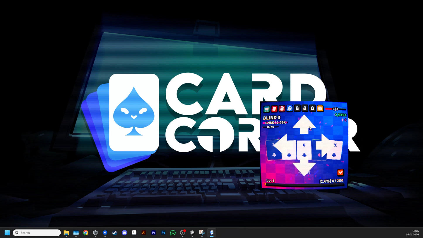 Card Corner PC Steam CD Key  REGION FREE Assemble Entertainment - [Email/Instant Delivery]