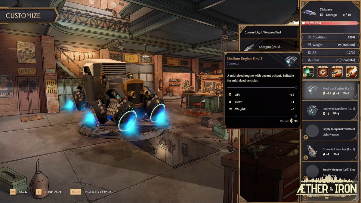 Aether & Iron PC Steam CD Key  REGION FREE Seismic Squirrel - [Email/Instant Delivery]