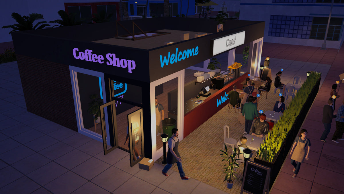 Cafe Business Manager PC Steam CD Key  REGION FREE Caos Interactive - [Email/Instant Delivery]