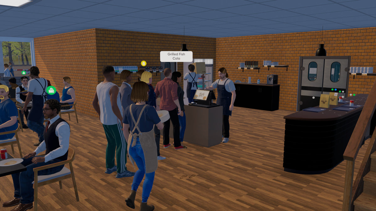 Cafe Business Manager PC Steam CD Key  REGION FREE Caos Interactive - [Email/Instant Delivery]