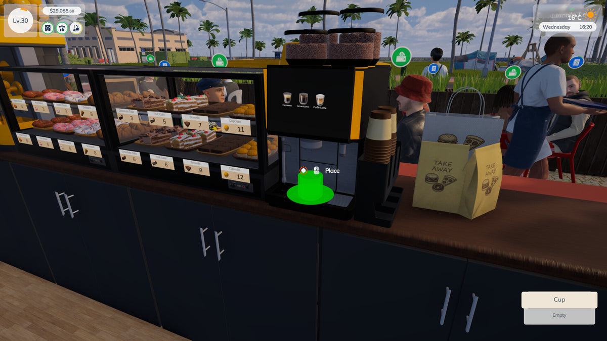 Cafe Business Manager PC Steam CD Key  REGION FREE Caos Interactive - [Email/Instant Delivery]