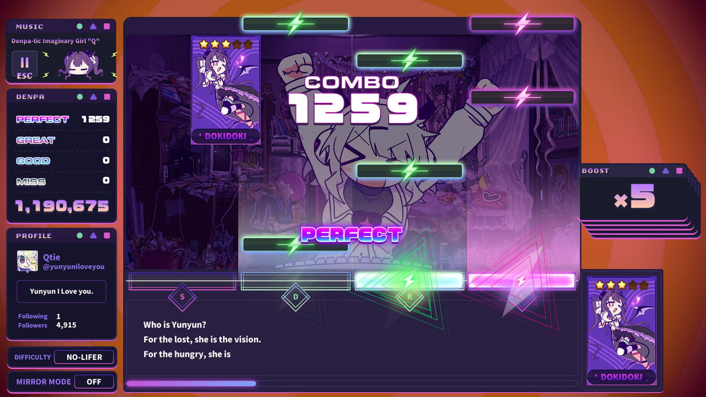 Yunyun Syndrome!? Rhythm Psychosis PC Steam CD Key  REGION FREE Alliance Arts - [Email/Instant Delivery]