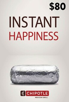 Chipotle Gift Card 80 USD - Key - UNITED STATES  [Email/Instant Delivery]