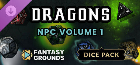 Fantasy Grounds Dragons NPC Dice Pack Volume 1 Steam Key Giveaway - DLC