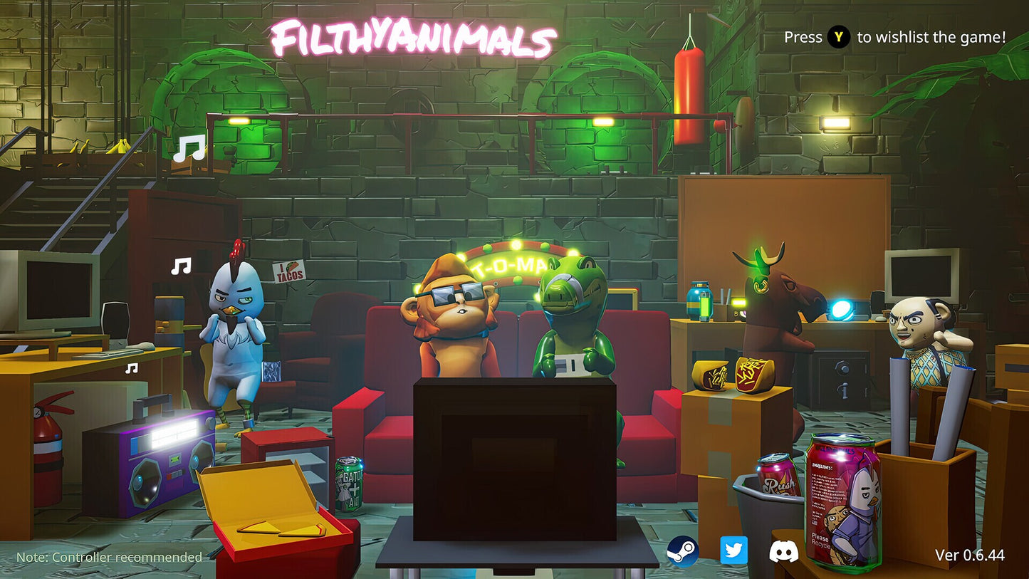 Filthy Animals | Heist Simulator (PC) - Steam Key - GLOBAL   - Green Man Gaming Publishing [Email/Instant Delivery]