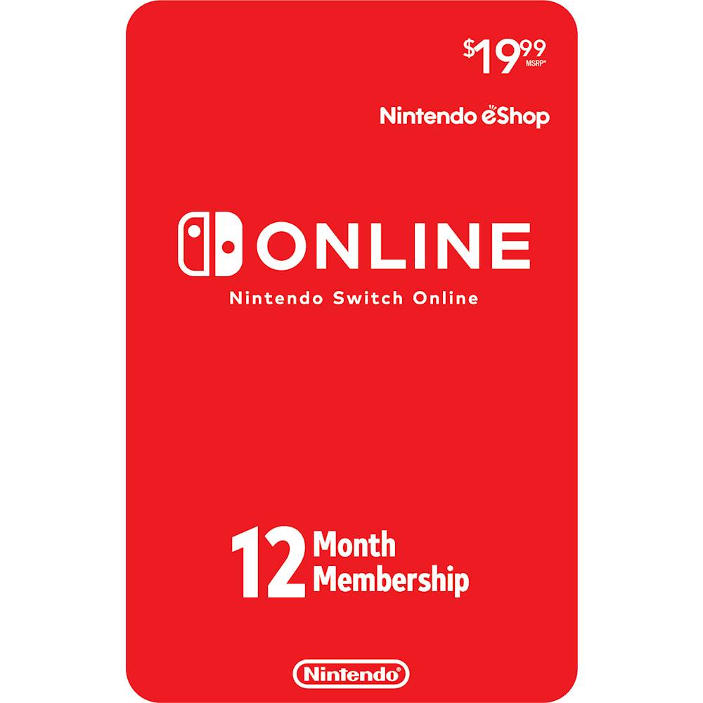 Nintendo Switch Online Individual Membership 12 Months - Nintendo Key - United States   - Nintendo Switch [Email/Instant Delivery]