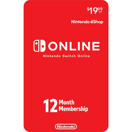 Nintendo Switch Online Individual Membership 12 Months - Nintendo Key - United States   - Nintendo Switch [Email/Instant Delivery]