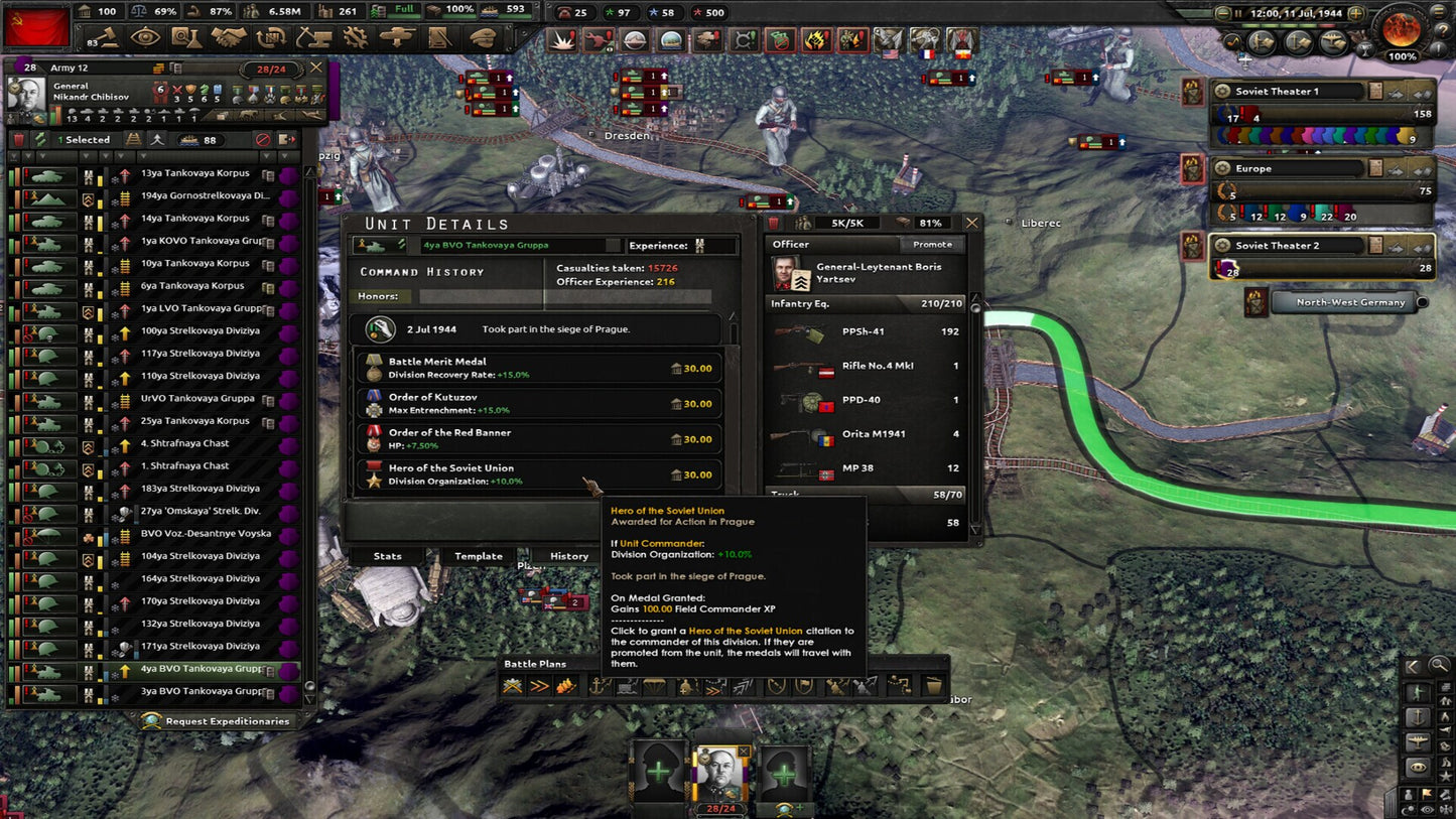 Hearts of Iron IV: By Blood Alone (PC) - Steam Gift - GLOBAL   - Paradox Interactive [Email/Instant Delivery]