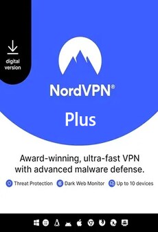NordVPN Plus VPN Service (PC, Android, Mac, iOS) (10 Devices, 1 Year) - NordVPN Key - GLOBAL  [Email/Instant Delivery]