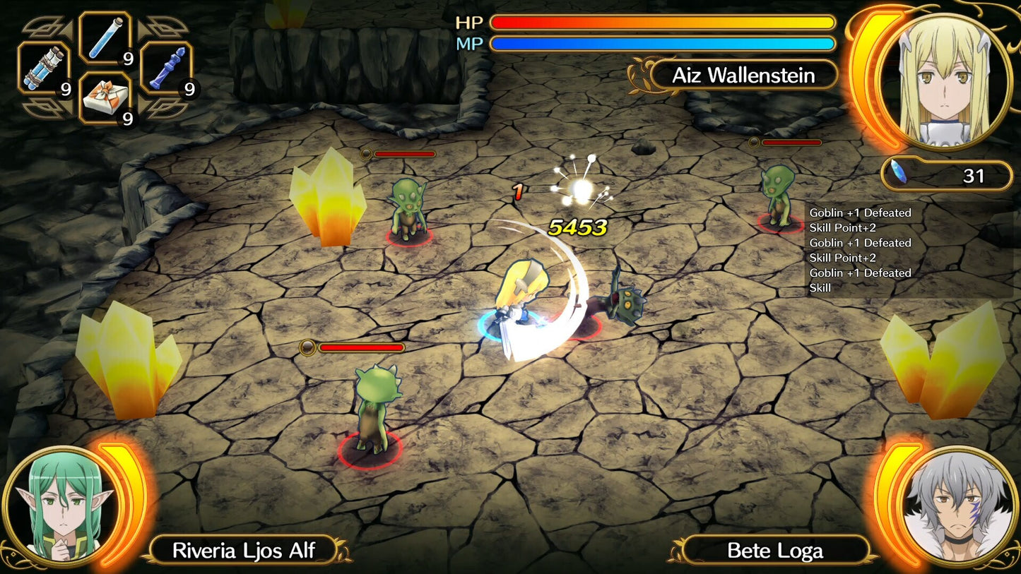 Is It Wrong to Try to Pick Up Girls in a Dungeon? Infinite Combate (PC) - Steam Key - GLOBAL   - PQube [Email/Instant Delivery]