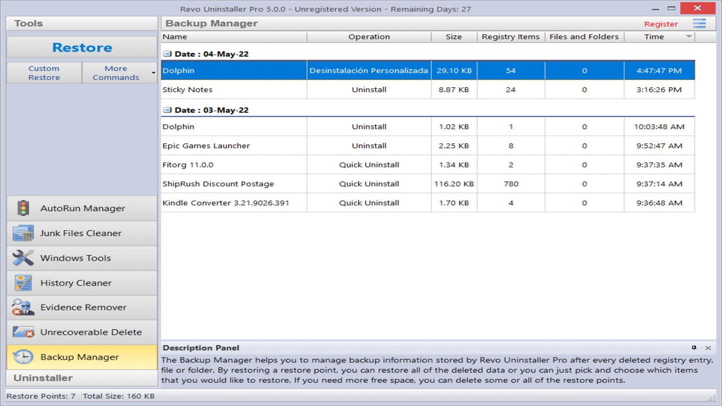 Revo Uninstaller Pro 5 (1 PC, 1 Year) - revouninstaller Key - GLOBAL  [Email/Instant Delivery]