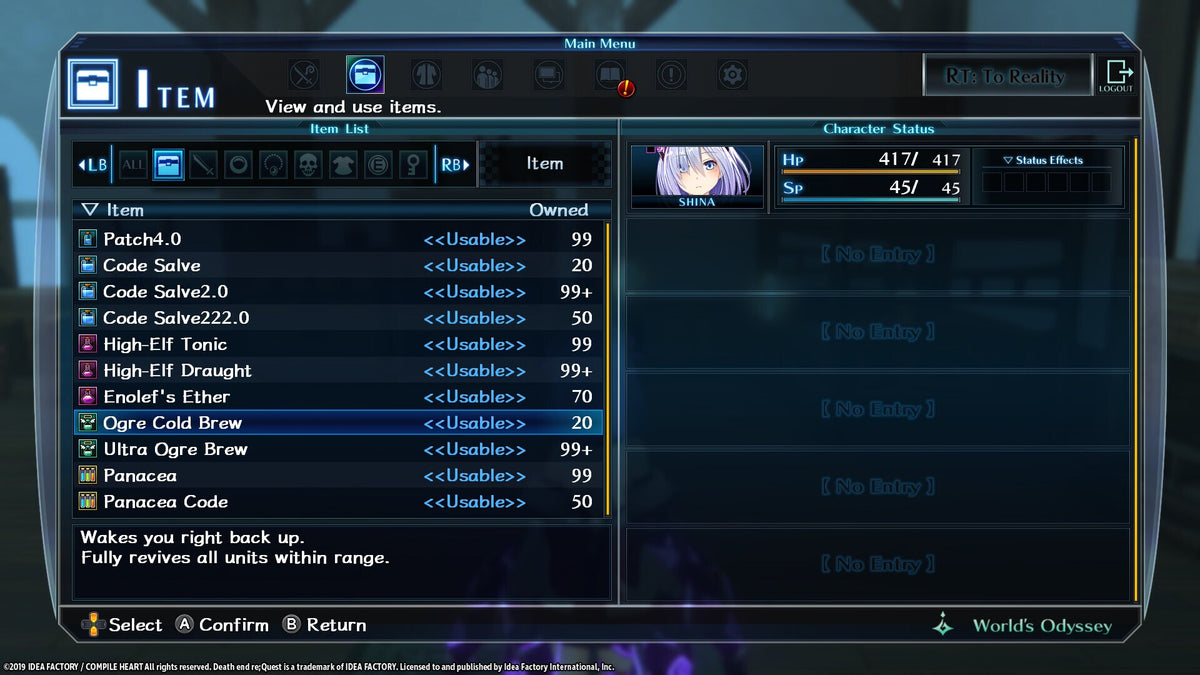 Death end re;Quest Healing Item Set (PC) - Steam Key - GLOBAL  [Email/Instant Delivery]