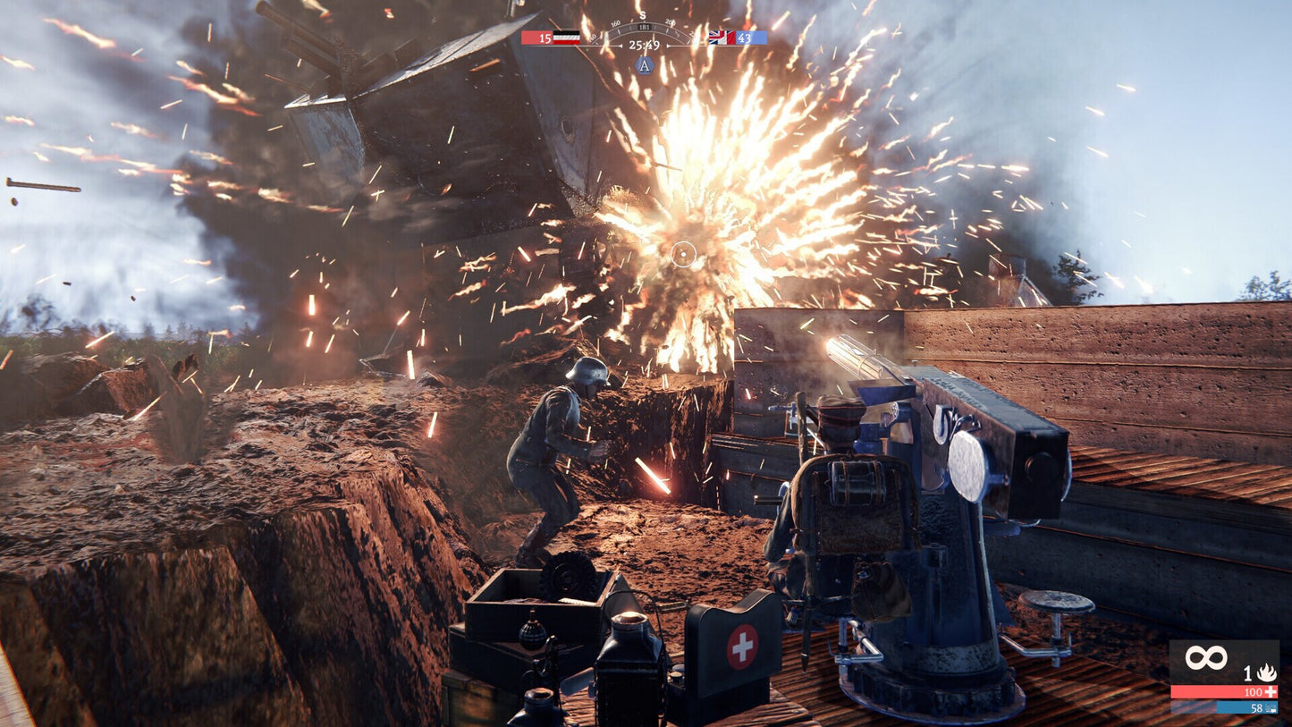 Over The Top: WWI (PC) - Steam Gift - GLOBAL  [Email/Instant Delivery]