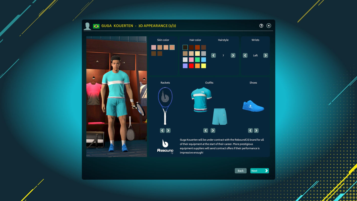Tennis Manager 2022 (PC) - Steam Key - GLOBAL   - Rebound CG. [Email/Instant Delivery]