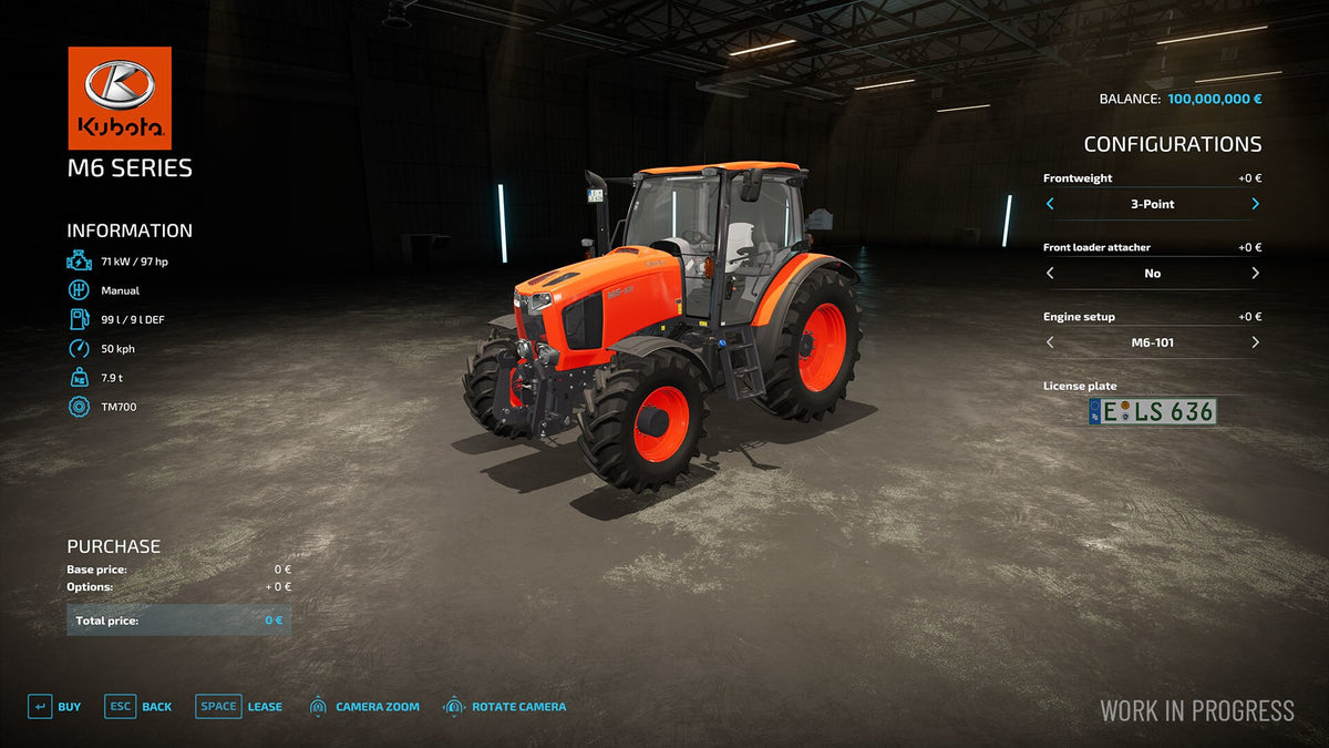Farming Simulator 22 - Kubota Pack (PC) - Steam Key - GLOBAL   - Giants Software [Email/Instant Delivery]