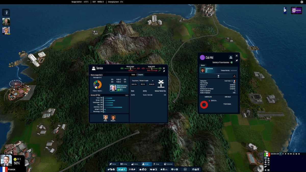 Geo-Political Simulator 5 (PC) - Steam Key - GLOBAL   - Eversim [Email/Instant Delivery]