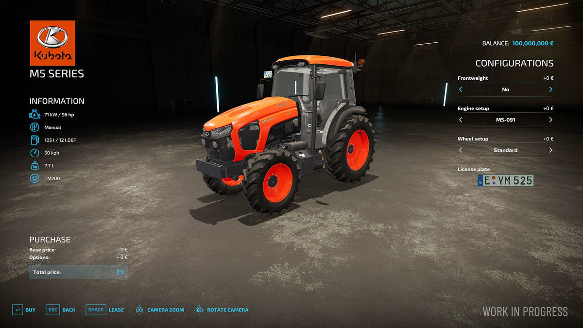 Farming Simulator 22 - Kubota Pack (PC) - Steam Key - GLOBAL   - Giants Software [Email/Instant Delivery]